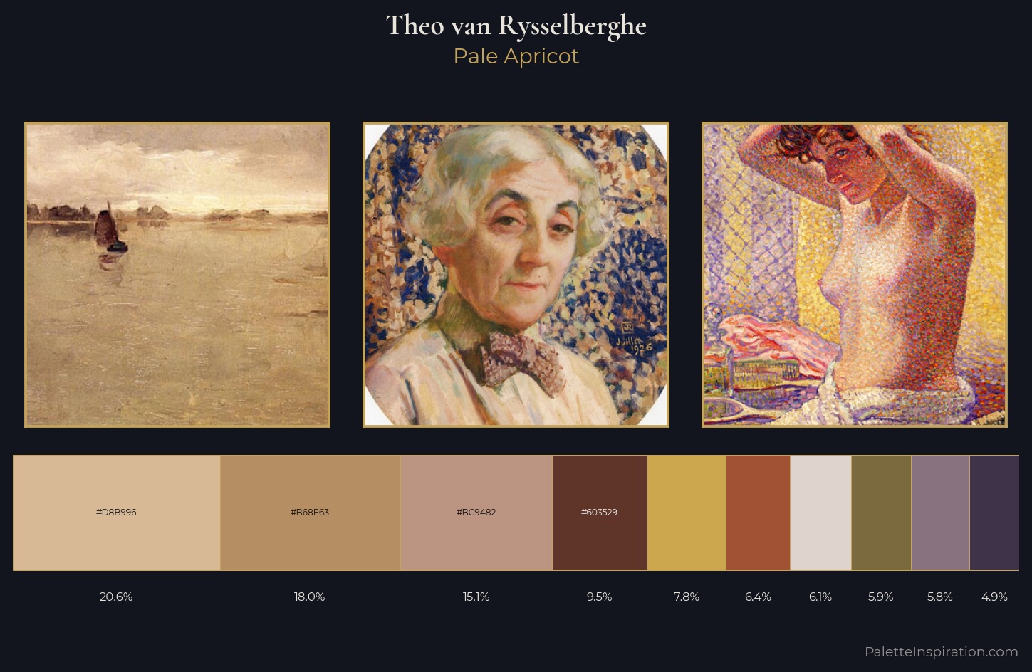 Theo van Rysselberghe Palette 3 — Pale Apricot