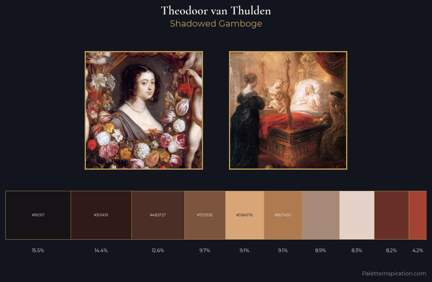Theodoor van Thulden Palette 3 — Shadowed Gamboge