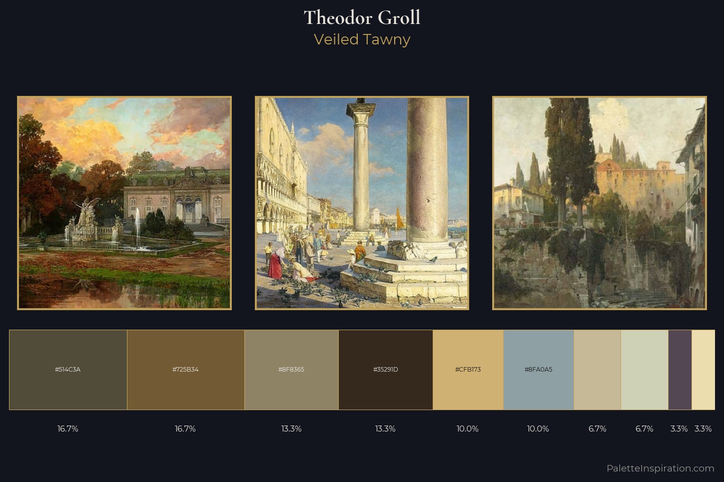 Theodor Groll Master Palette — Veiled Tawny