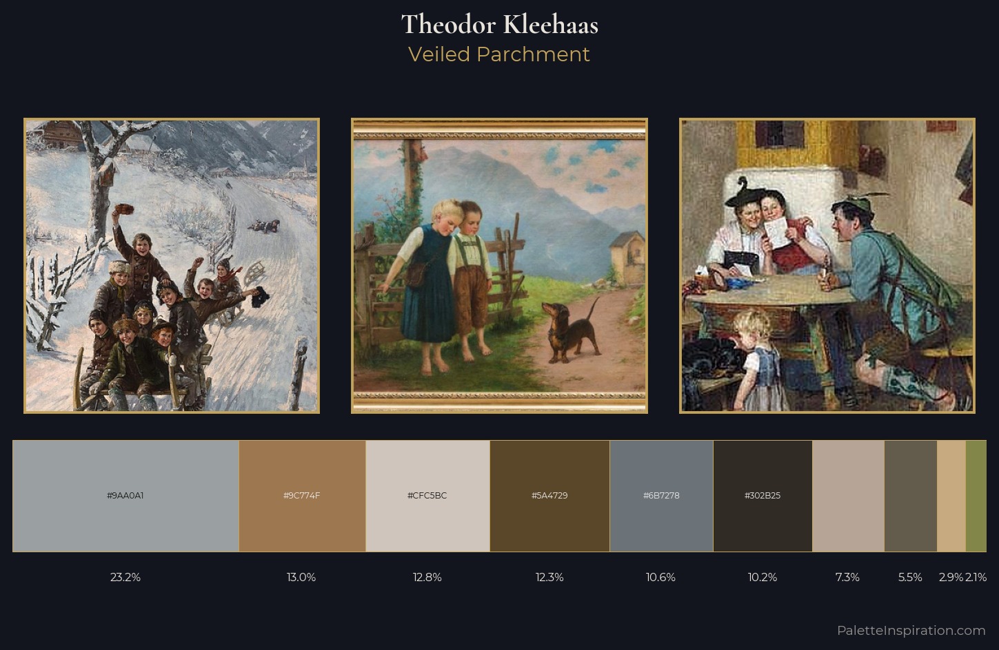 Theodor Kleehaas Palette 1 — Veiled Parchment