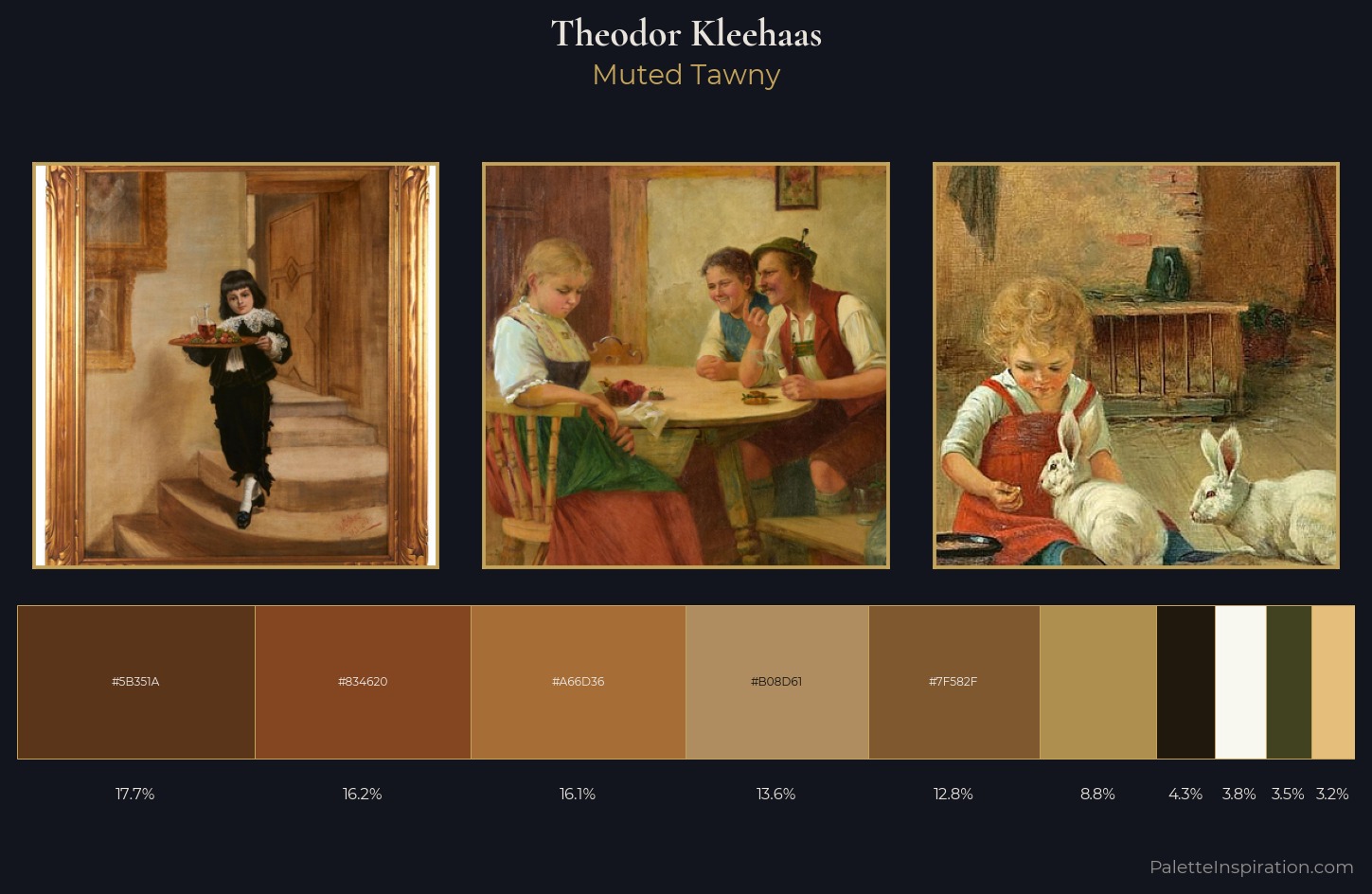 Theodor Kleehaas Palette 3 — Muted Tawny