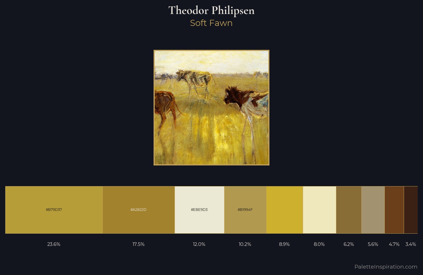 Theodor Philipsen Palette 2 — Soft Fawn