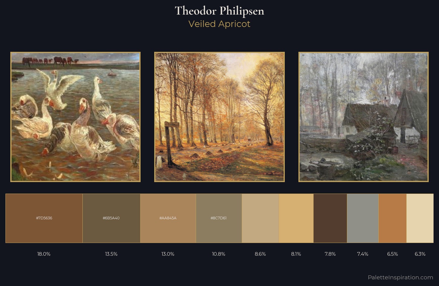 Theodor Philipsen Palette 3 — Veiled Apricot