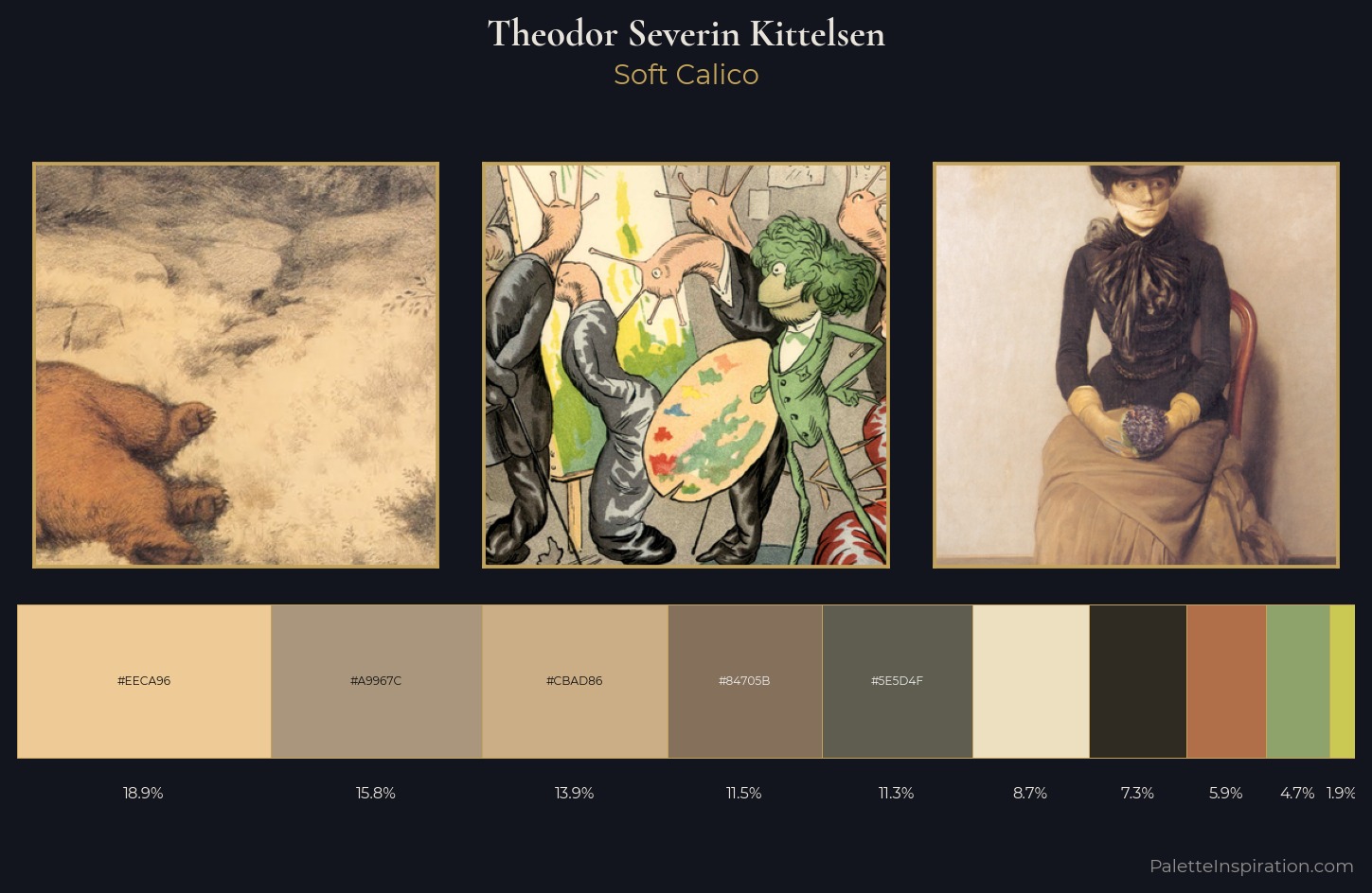 Theodor Severin Kittelsen Palette 7 — Soft Calico