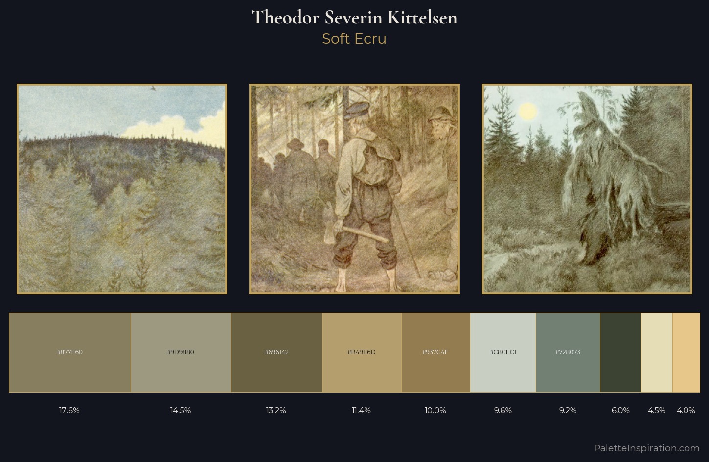Theodor Severin Kittelsen Palette 8 — Soft Ecru