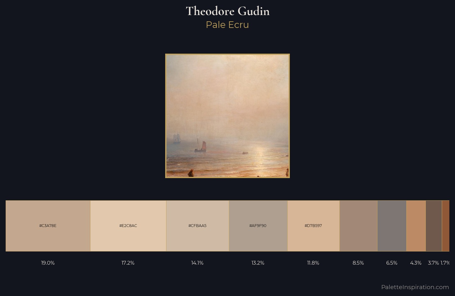 Theodore Gudin Palette 2 — Pale Ecru
