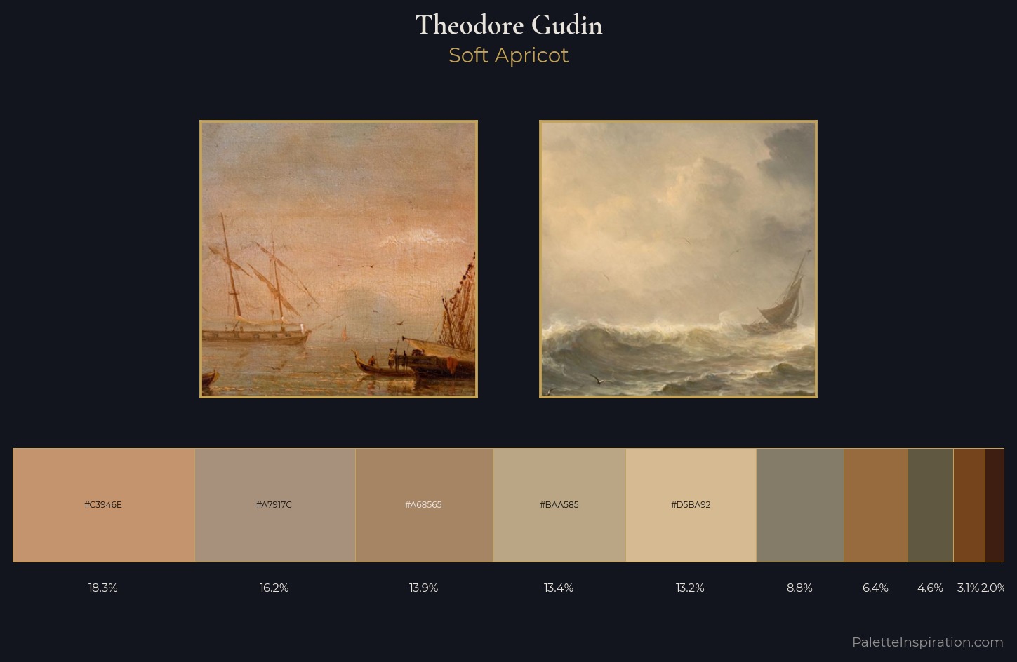 Theodore Gudin Palette 3 — Soft Apricot