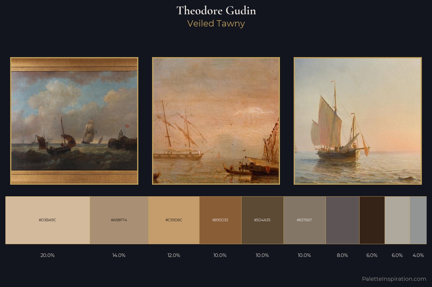 Theodore Gudin Master Palette