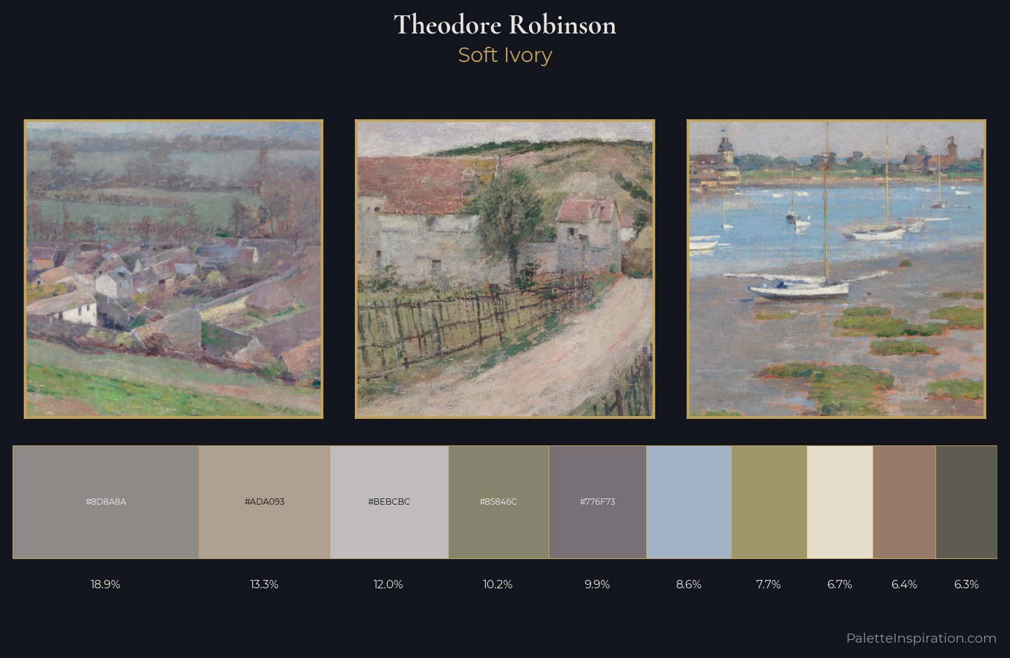 Theodore Robinson Palette 1 — Soft Ivory