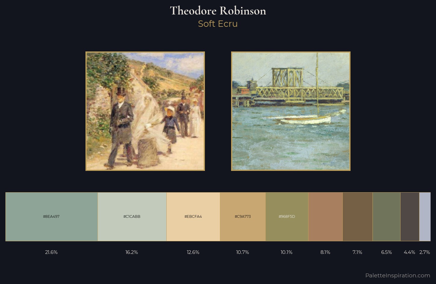 Theodore Robinson Palette 2 — Soft Ecru
