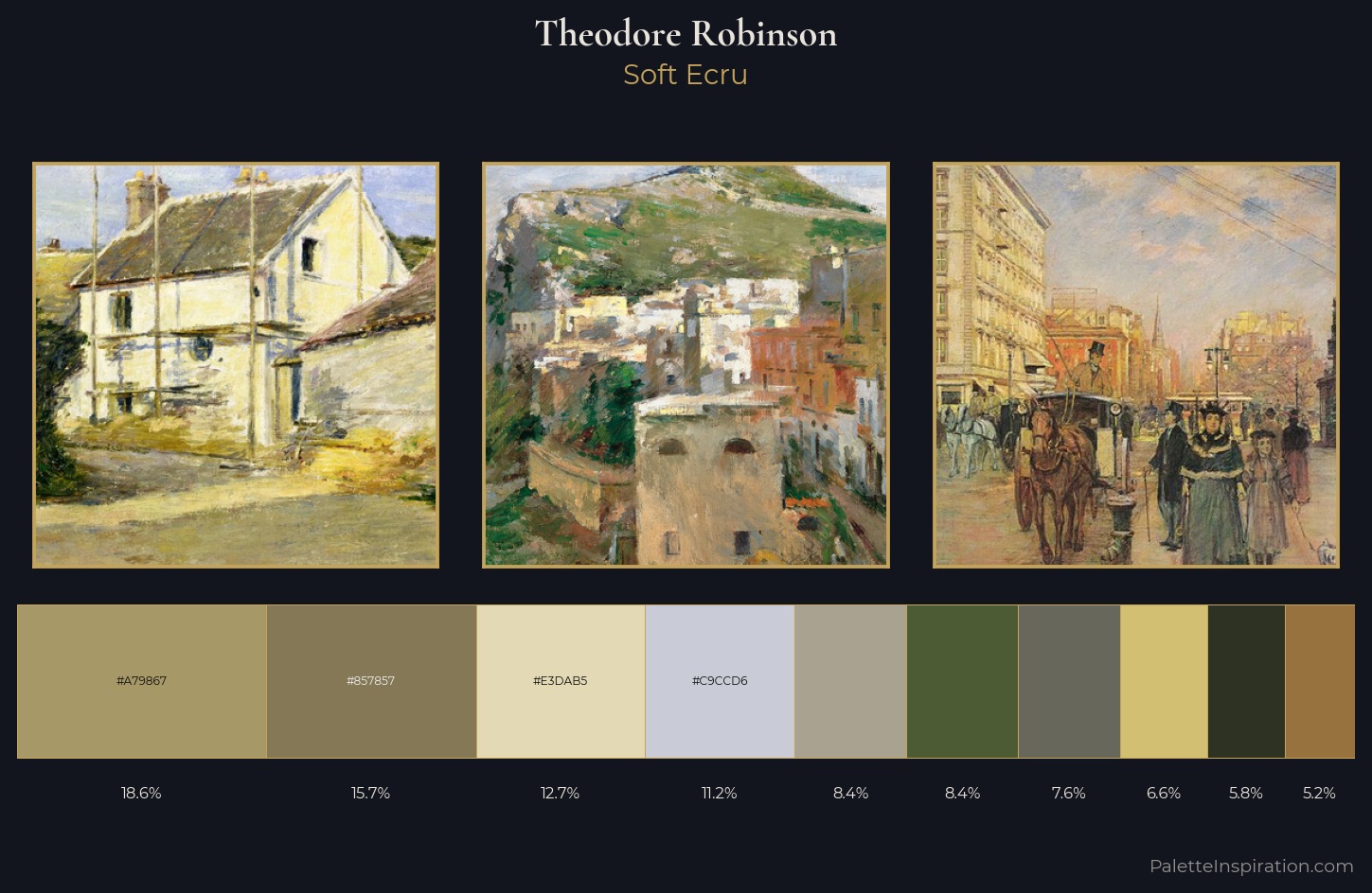 Theodore Robinson Palette 3 — Soft Ecru