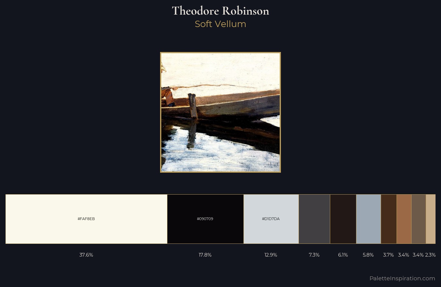 Theodore Robinson Palette 7 — Soft Vellum