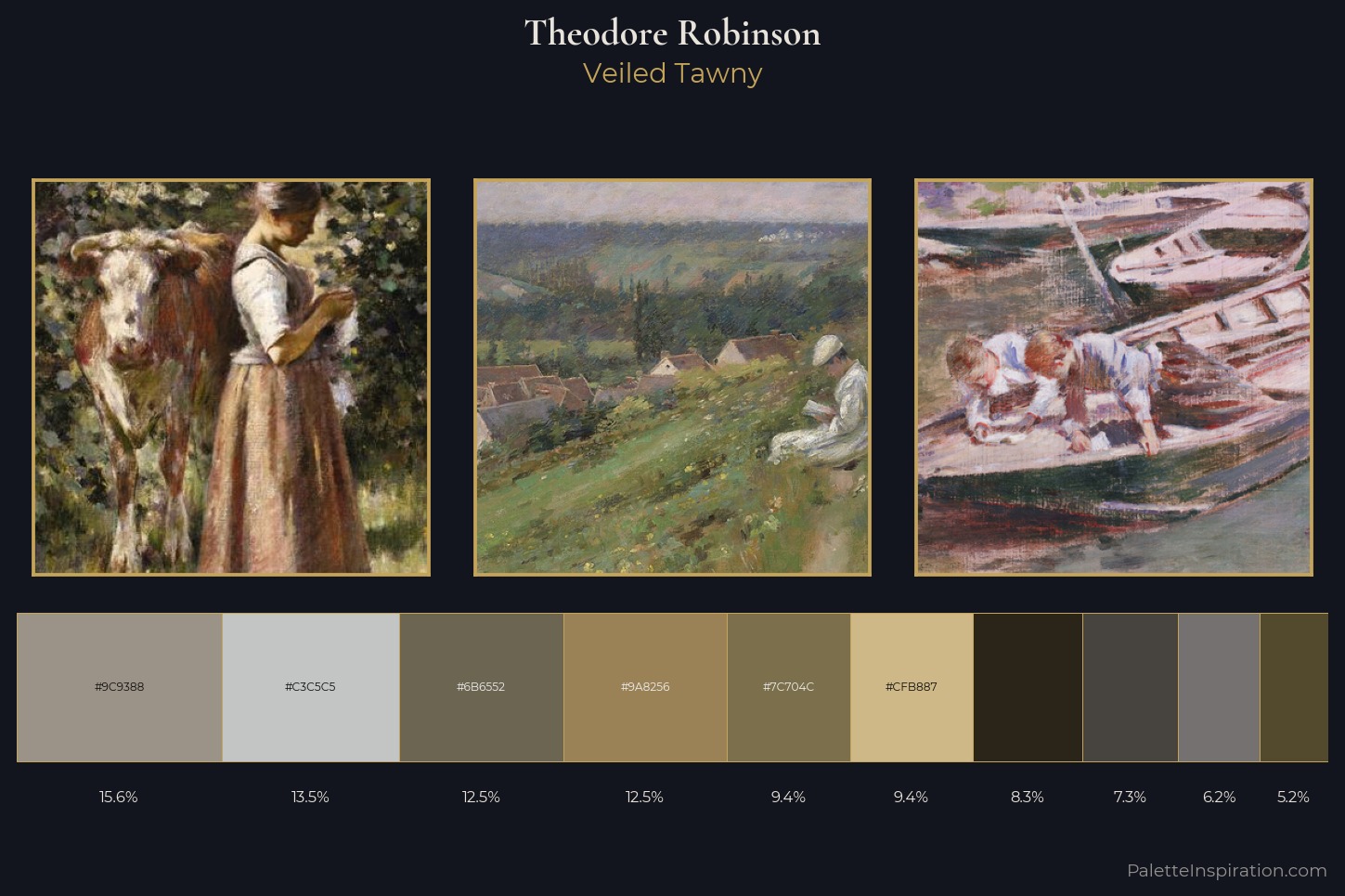 Theodore Robinson Master Palette — Veiled Tawny