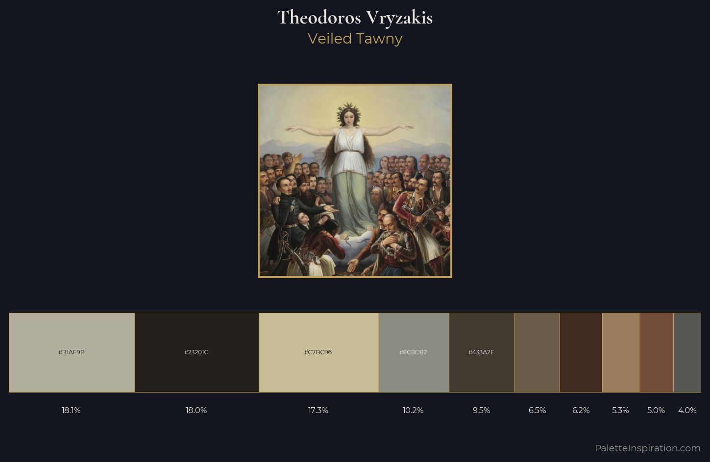 Theodoros Vryzakis Palette 2 — Veiled Tawny