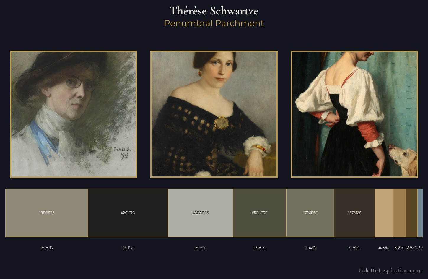 Thérèse Schwartze Palette 3 — Penumbral Parchment