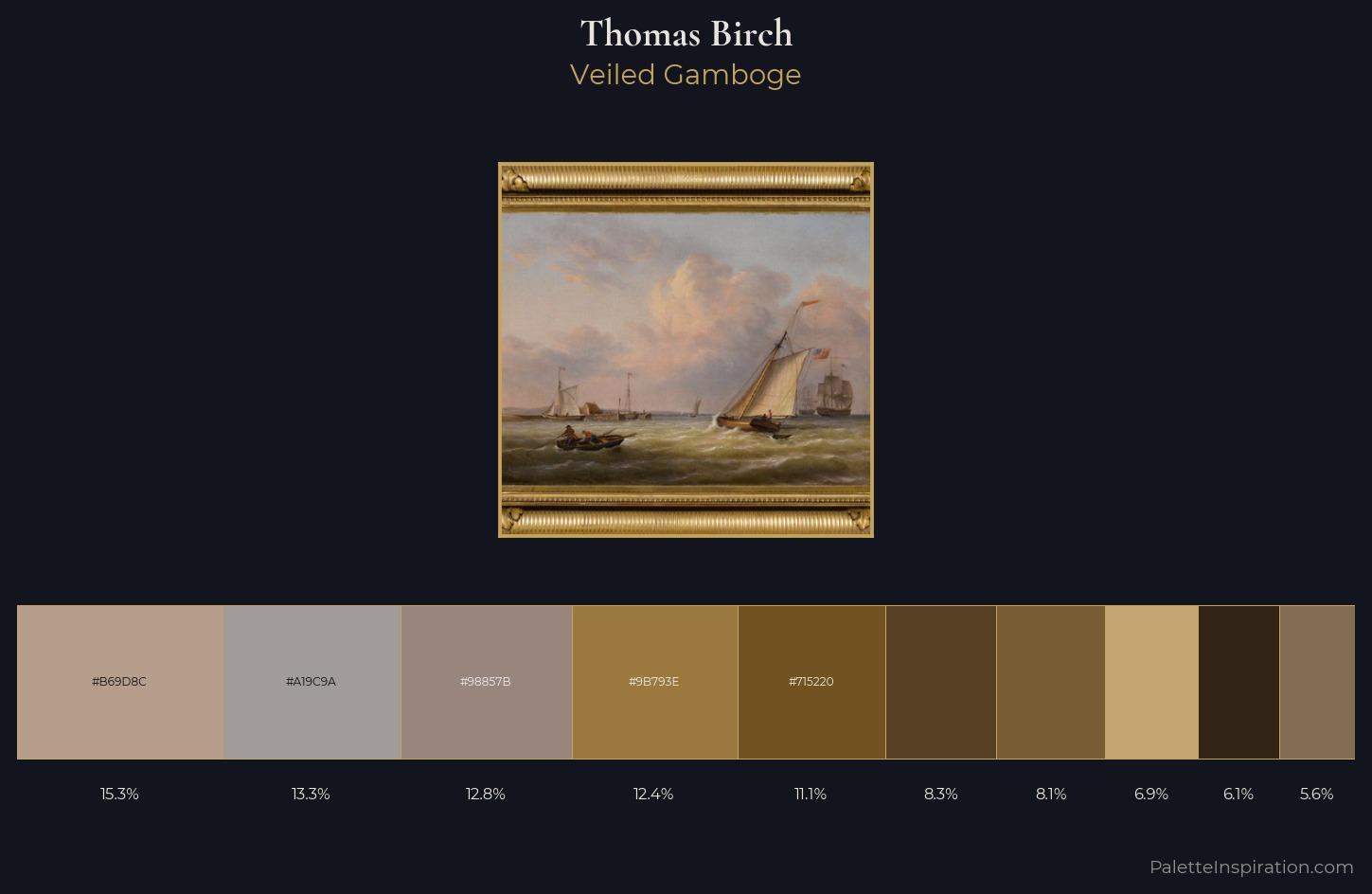 Thomas Birch Palette 2 — Veiled Gamboge
