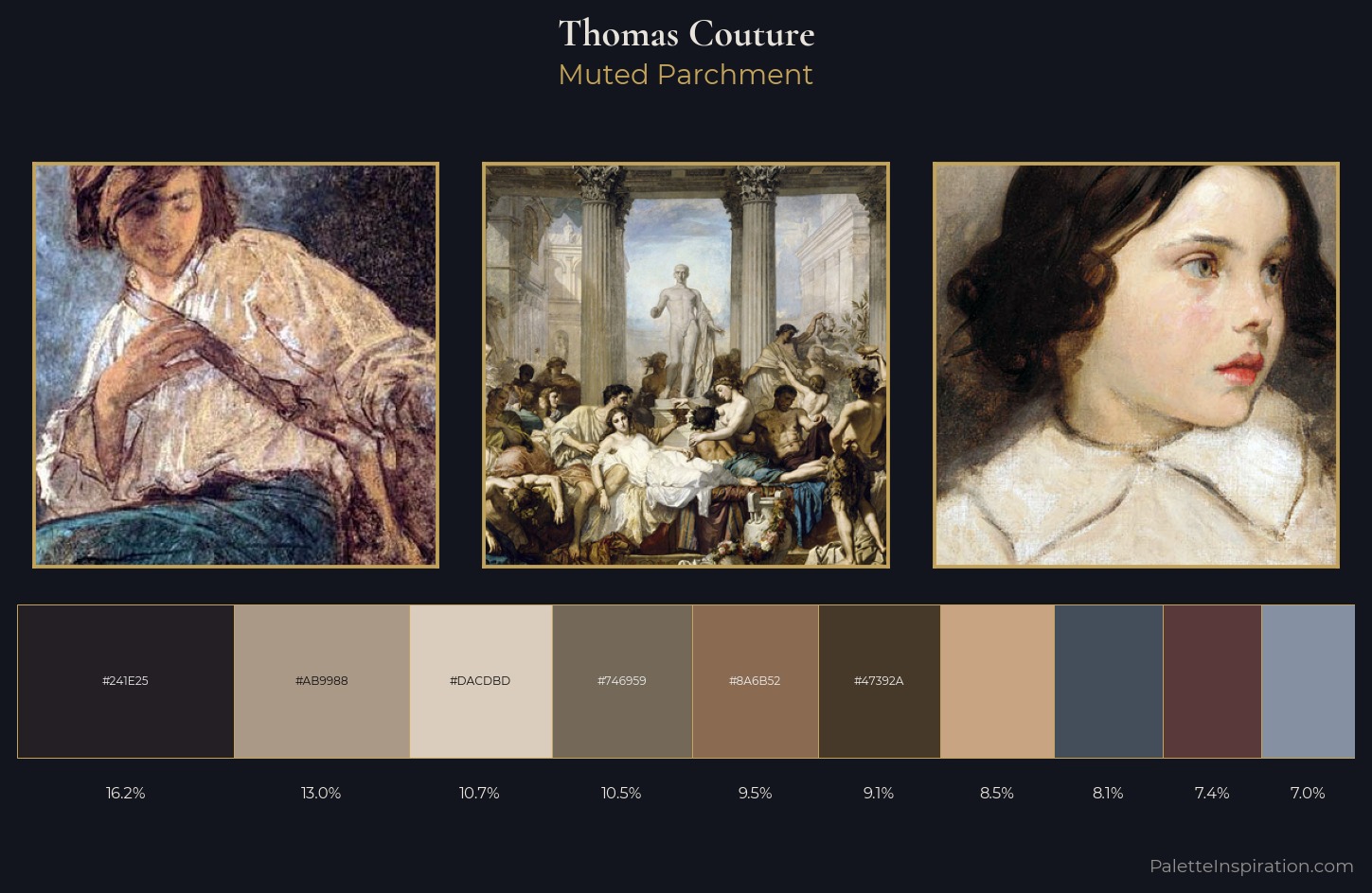 Thomas Couture Palette 3 — Muted Parchment