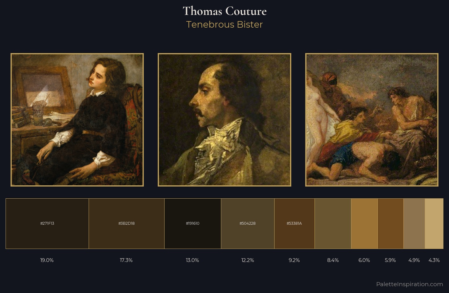 Thomas Couture Palette 7 — Tenebrous Bister