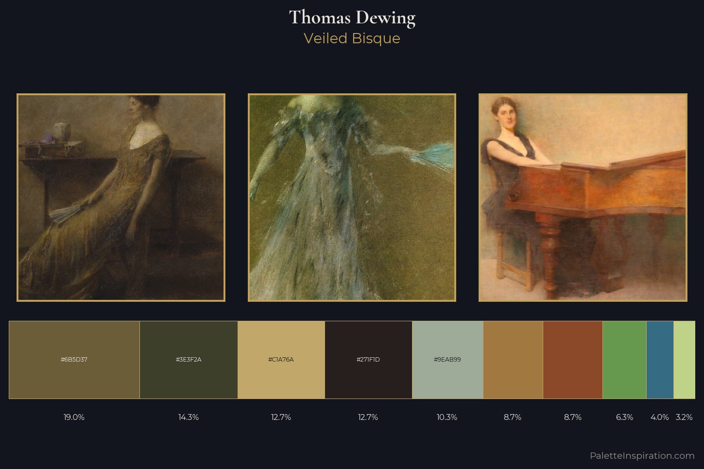 Thomas Dewing Master Palette — Veiled Bisque