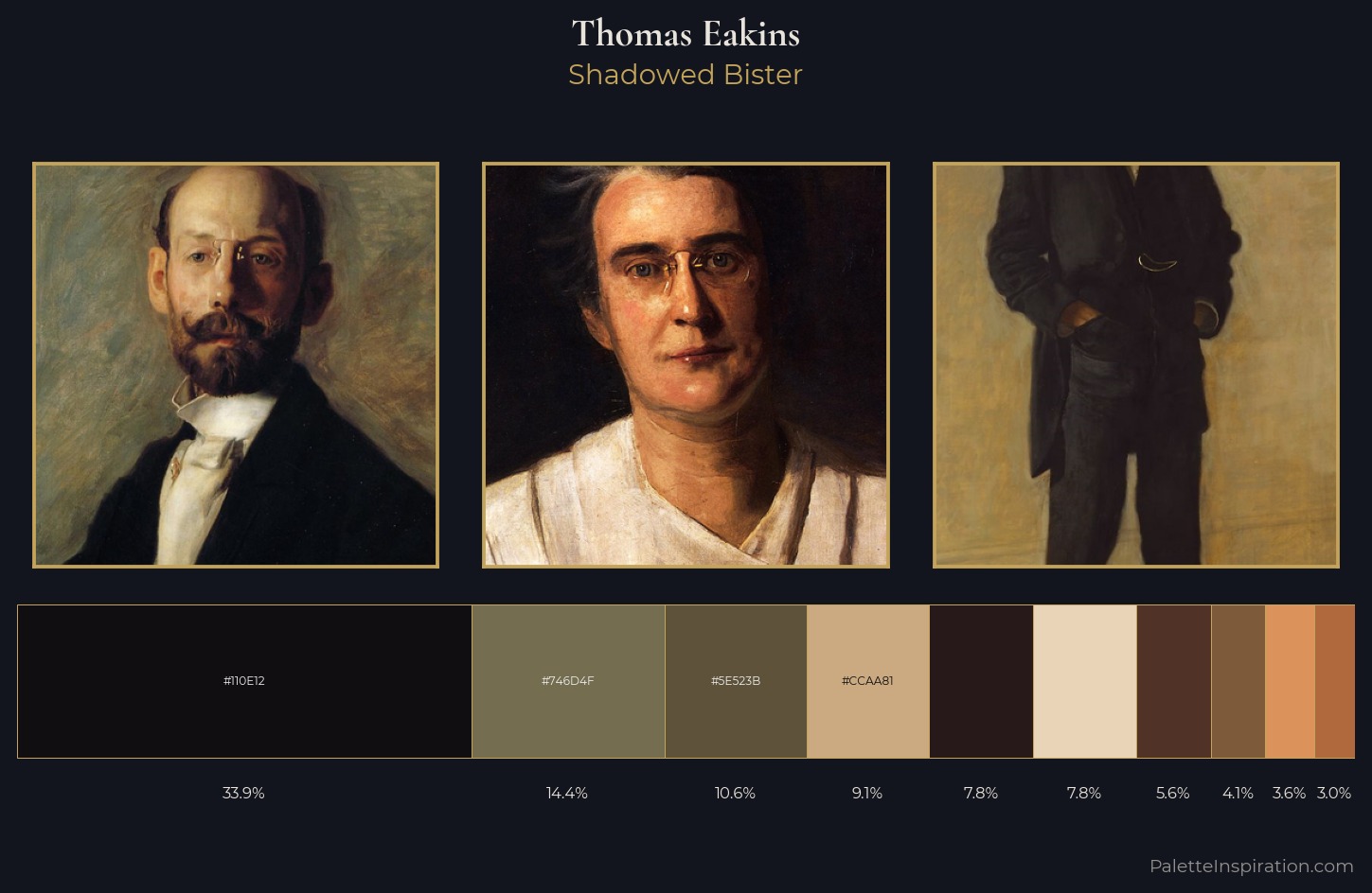 Thomas Eakins Palette 7 — Shadowed Bister