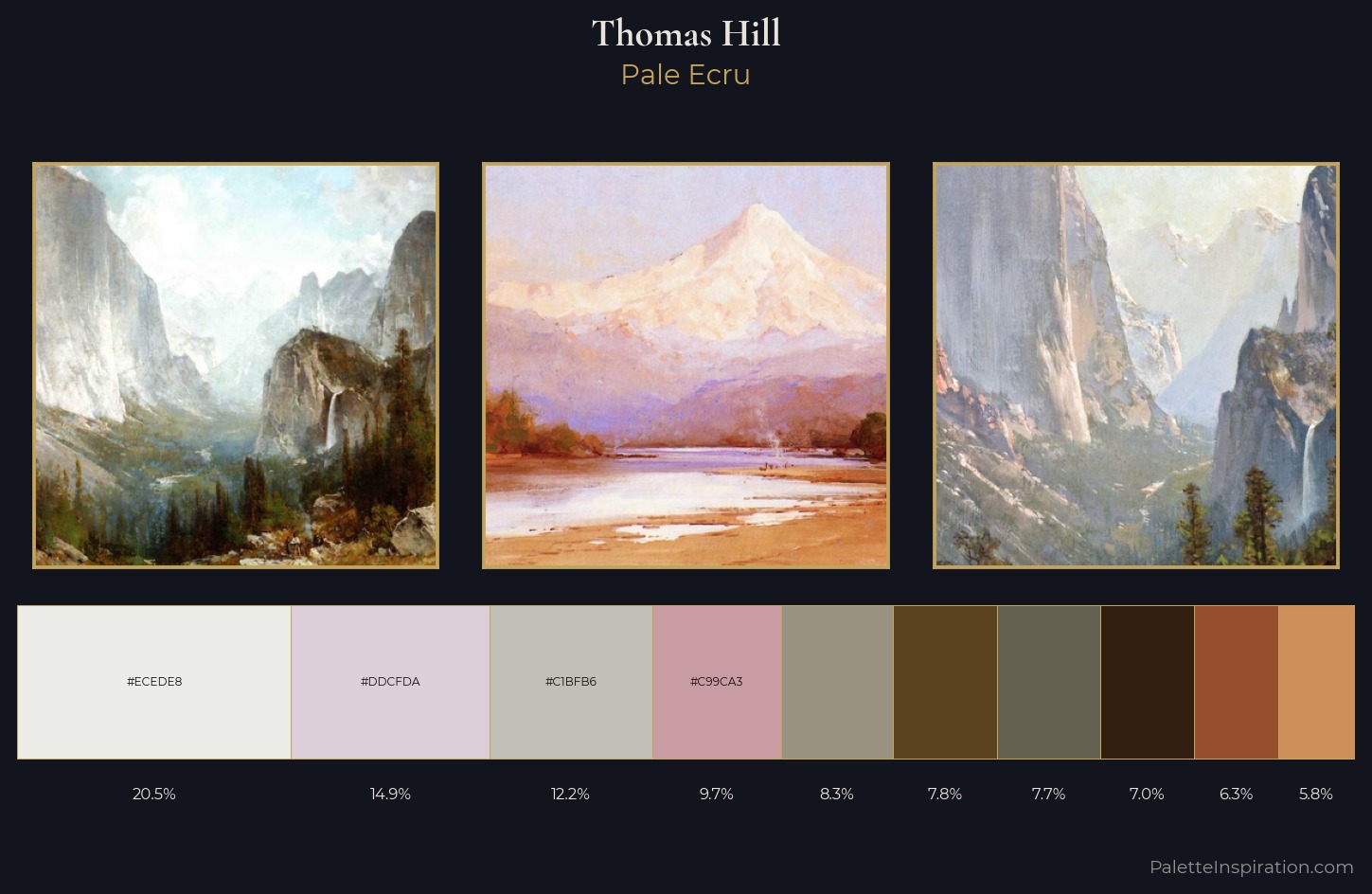 Thomas Hill Palette 1 — Pale Ecru