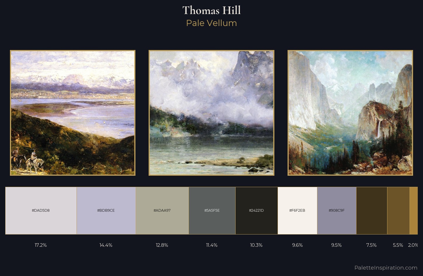 Thomas Hill Palette 2 — Pale Vellum