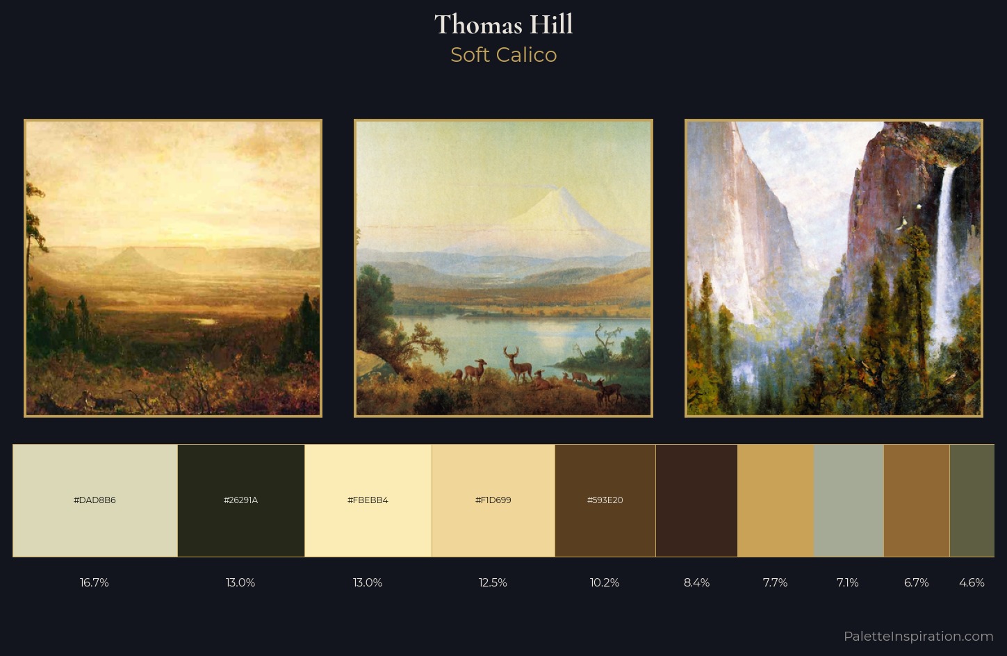 Thomas Hill Palette 4 — Soft Calico
