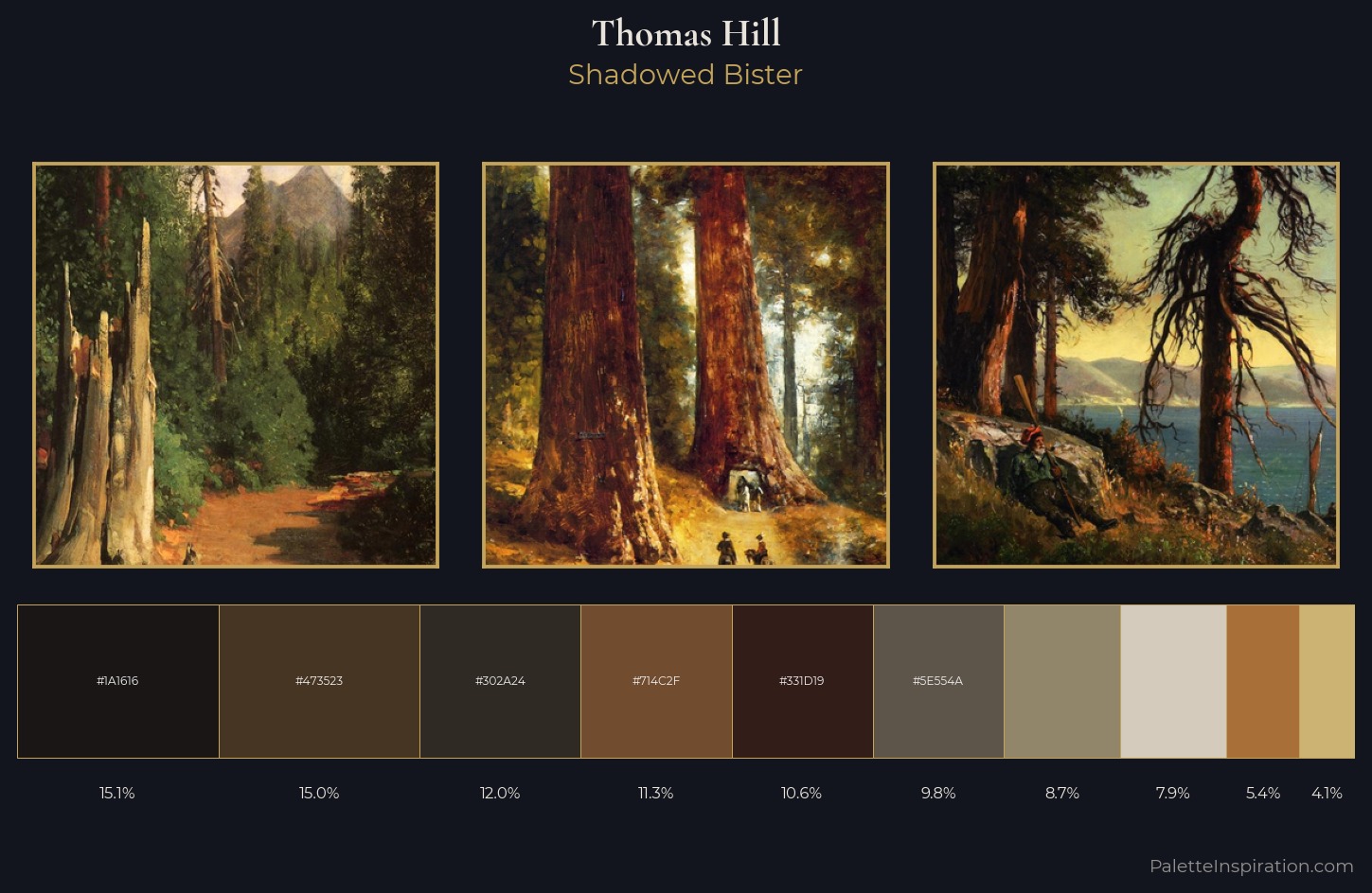 Thomas Hill Palette 11 — Shadowed Bister