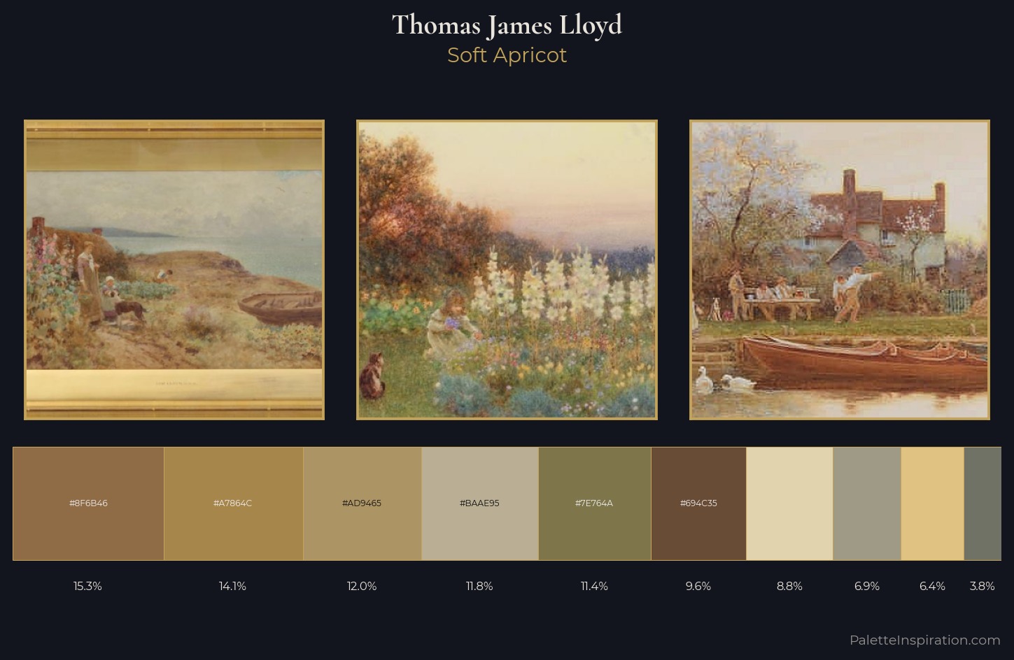 Thomas James Lloyd Palette 2 — Soft Apricot