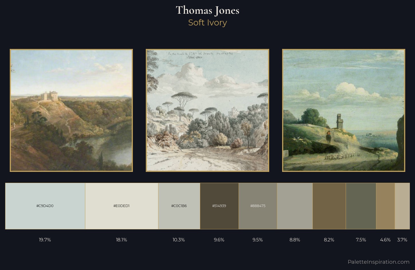 Thomas Jones Palette 1 — Soft Ivory