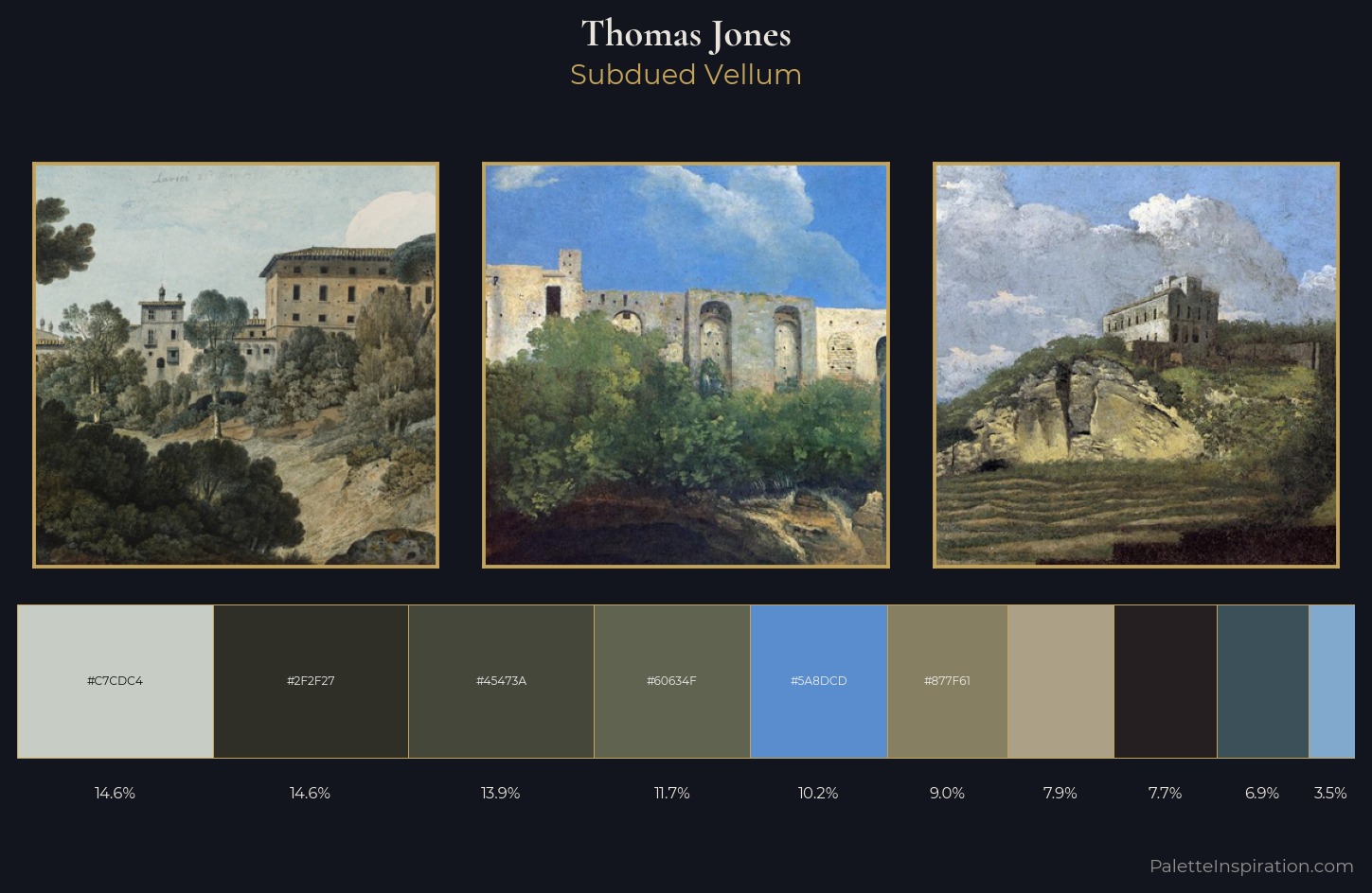 Thomas Jones Palette 6 — Subdued Vellum