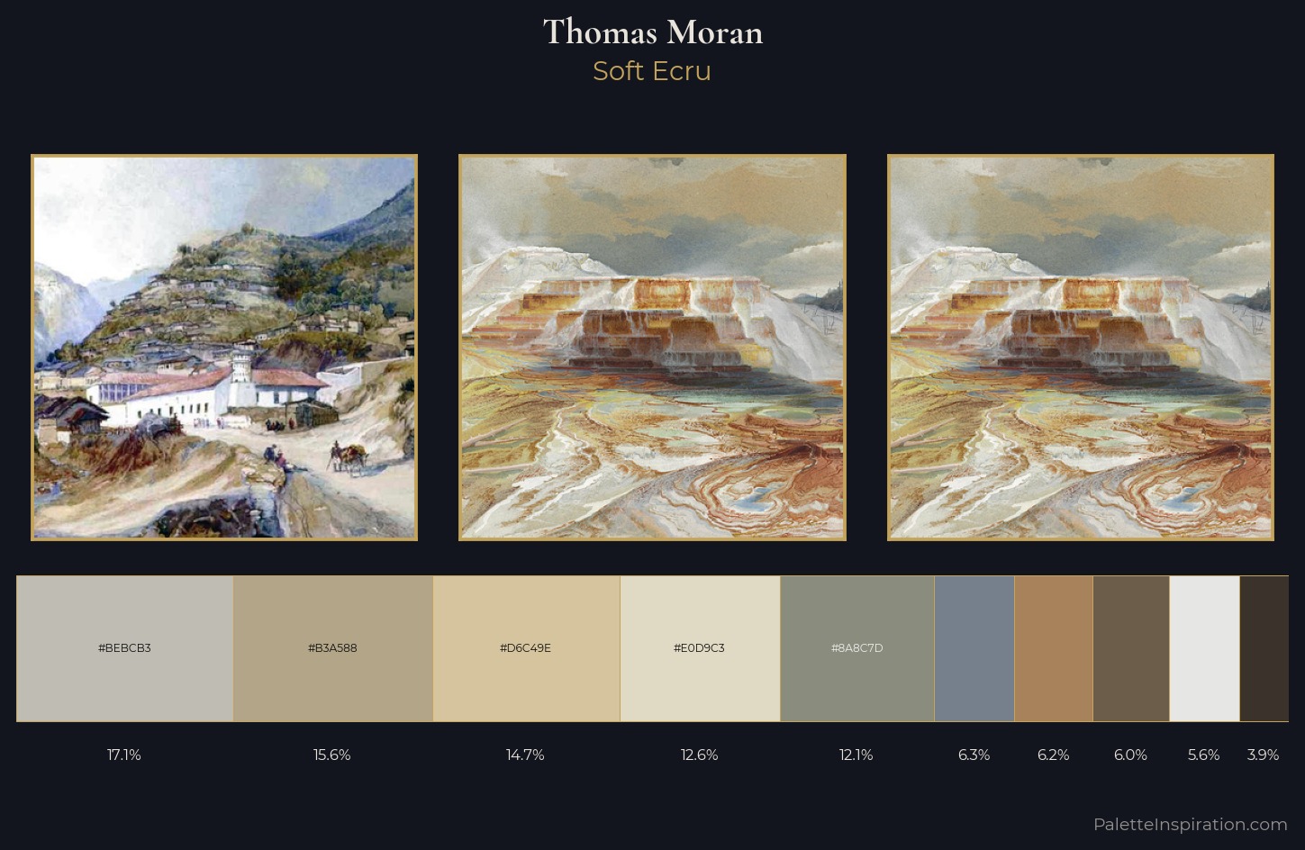 Thomas Moran Palette 1 — Soft Ecru