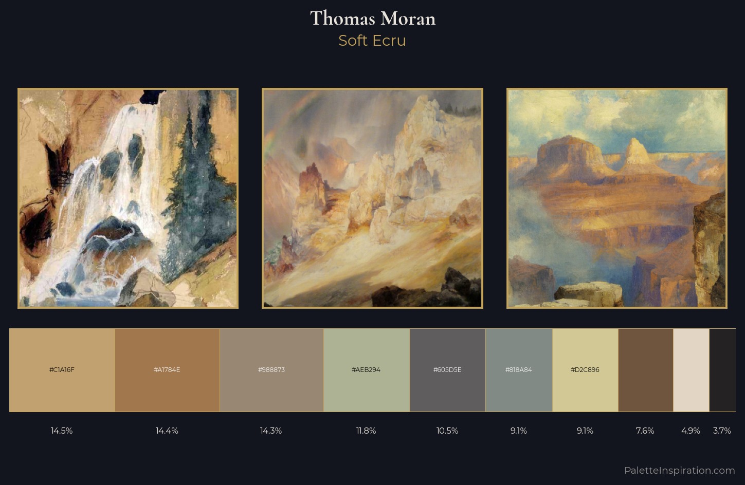 Thomas Moran Palette 4 — Soft Ecru