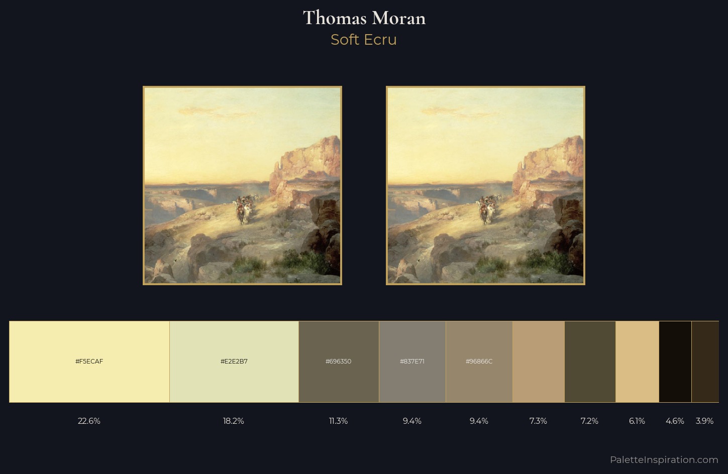 Thomas Moran Palette 8 — Soft Ecru