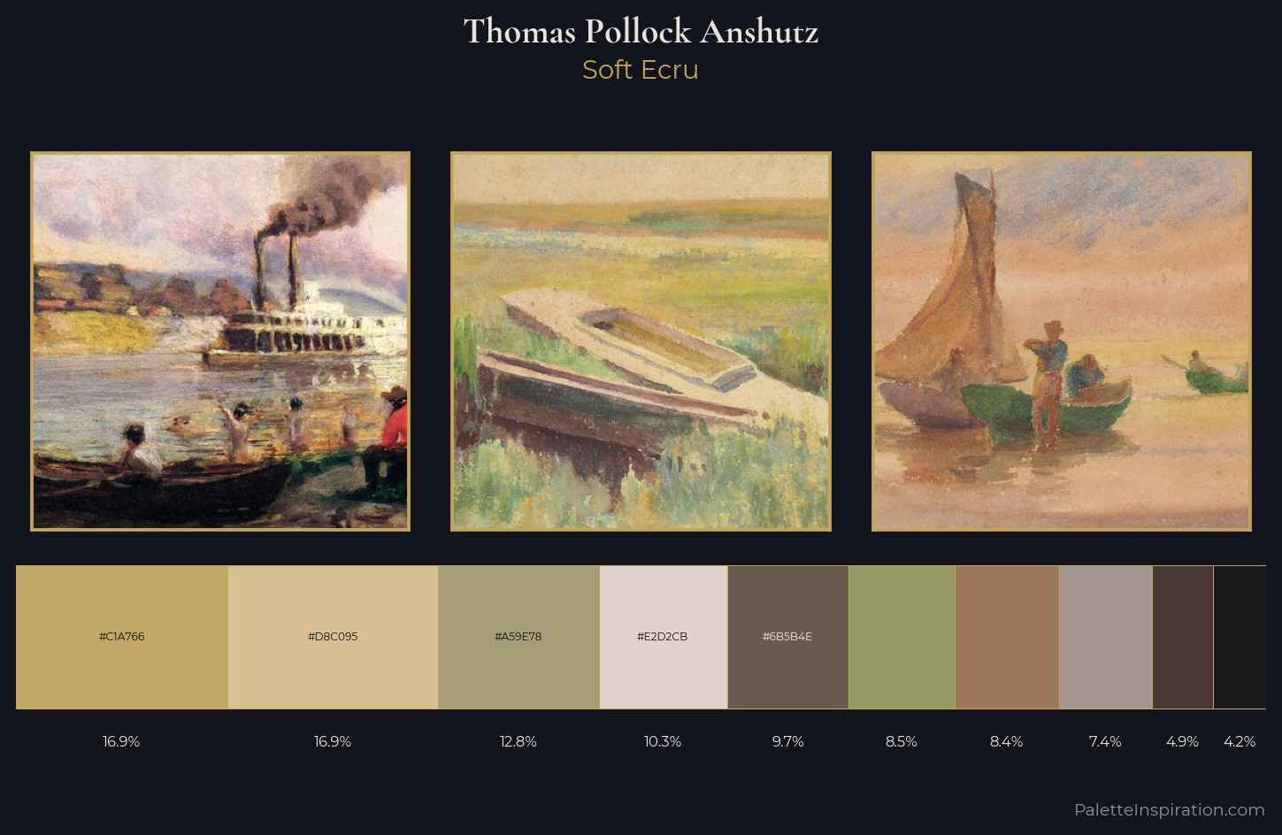 Thomas Pollock Anshutz Palette 4 — Soft Ecru