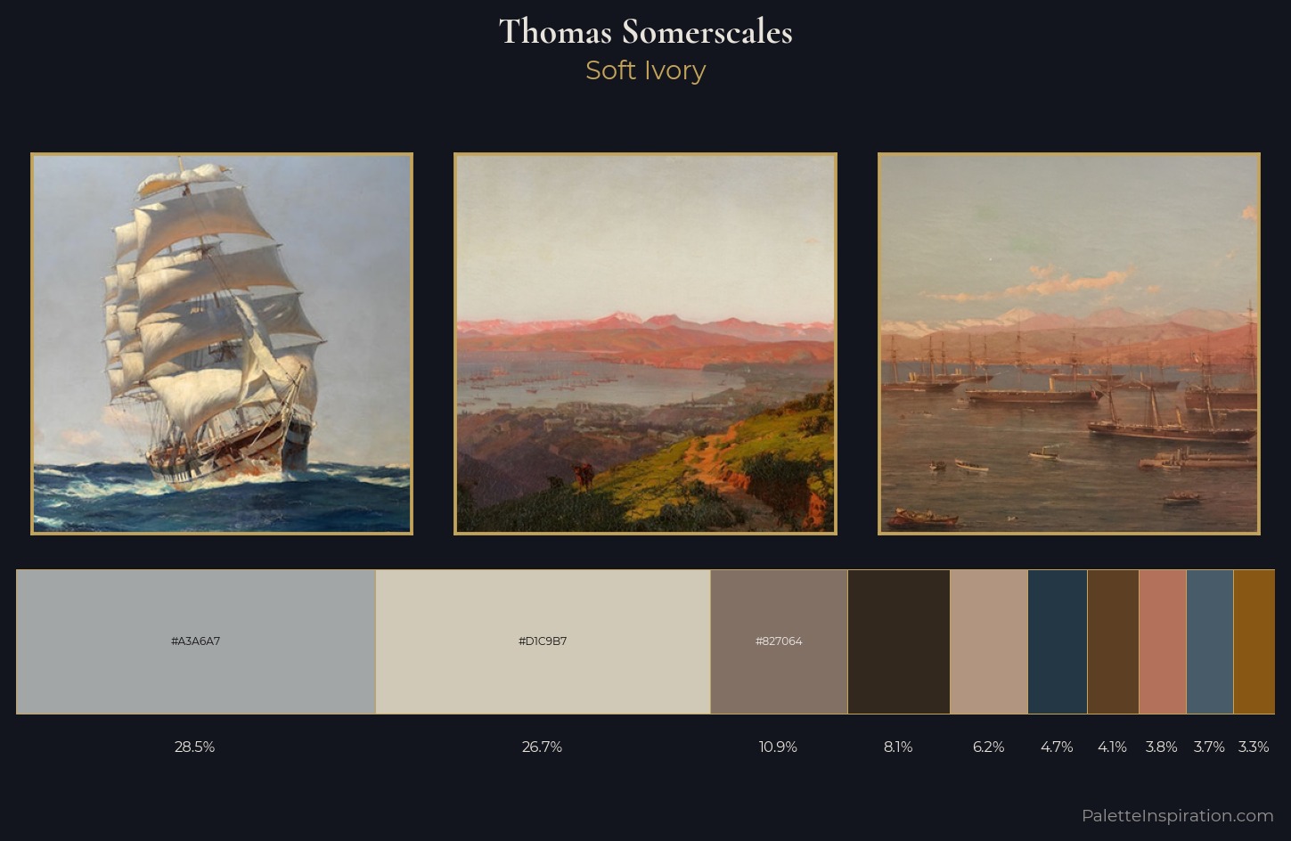Thomas Somerscales Palette 5 — Soft Ivory