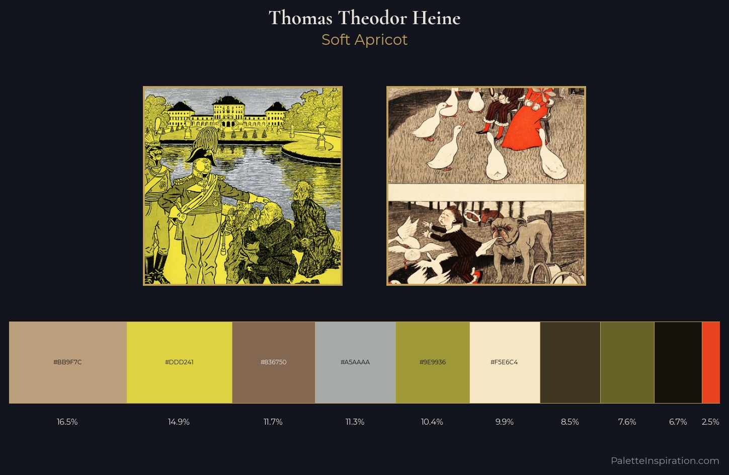 Thomas Theodor Heine Palette 2 — Soft Apricot