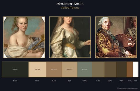 Alexander Roslin Palette 2 - Veiled Tawny
