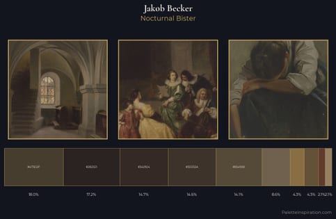 Jakob Becker Palette 6 - Nocturnal Bister