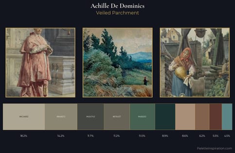 Achille De Dominics Palette 2 - Veiled Parchment
