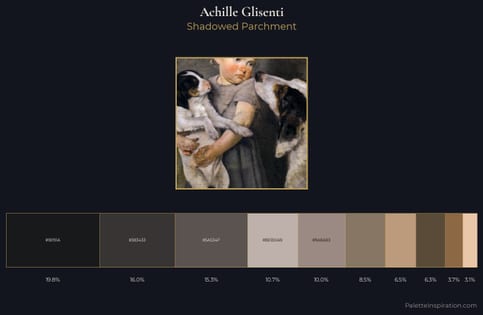 Achille Glisenti Palette 1 - Shadowed Parchment