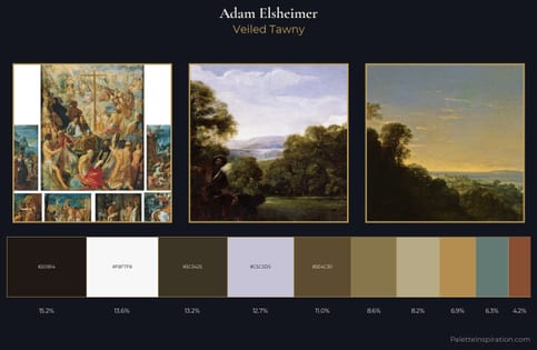 Adam Elsheimer Palette 1
