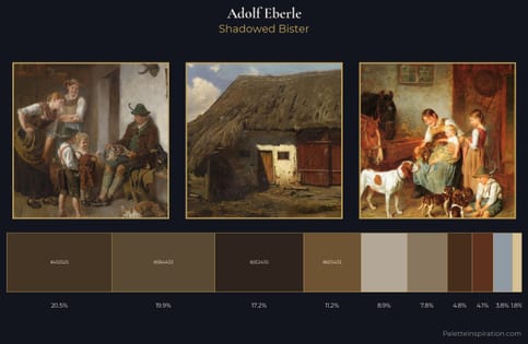 Adolf Eberle Palette 1 - Shadowed Bister