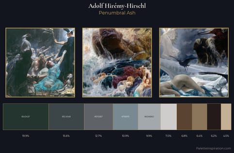 Adolf Hirémy-Hirschl Palette 3