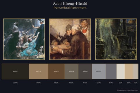 Adolf Hirémy-Hirschl Master Palette