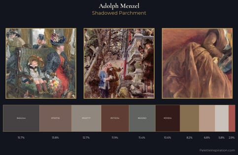 Adolph Menzel Palette 2