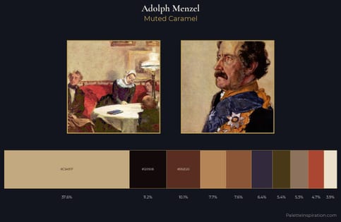 Adolph Menzel Palette 4
