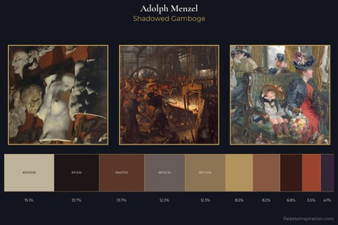 Adolph Menzel Master Palette