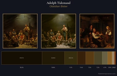 Adolph Tidemand Palette 4