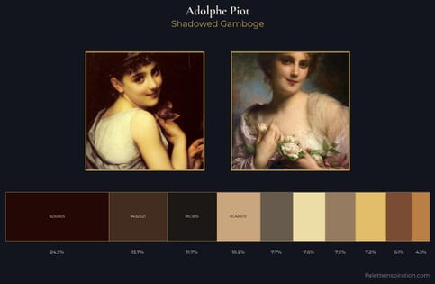 Adolphe Piot Palette 5 - Shadowed Gamboge